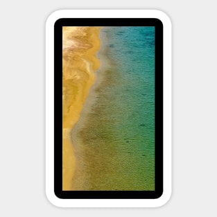 A Beach Above Sticker